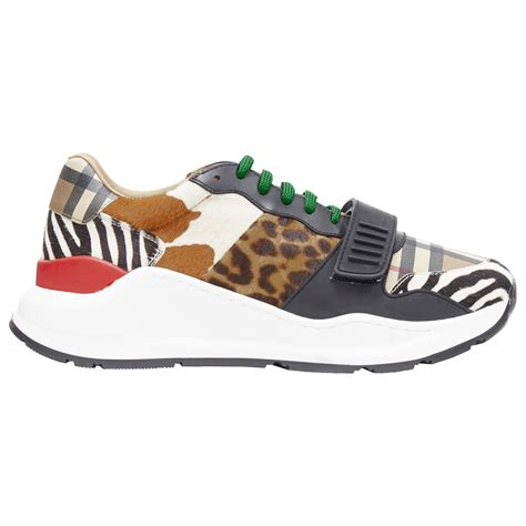 burberry cheetah sneakers|burberry sneakers farfetch.